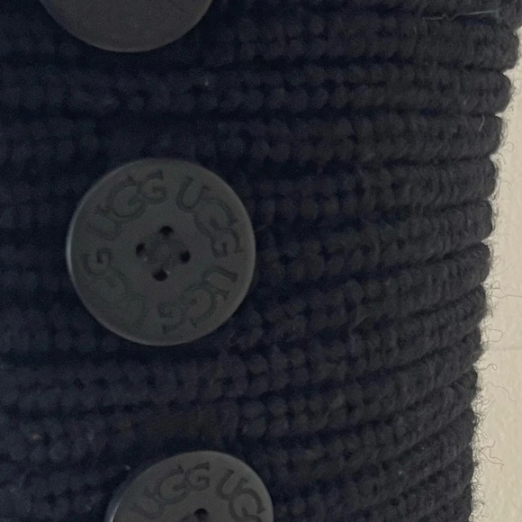 UGG Australia Cardy Knit Boot with Fringe cable knit knee high boot comfy - Picture 5 of 10